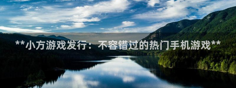 新城平台公司：**小方游戏发行：不容错过的热门手机游戏**