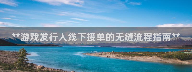 新城平台计7O777：**游戏发行人线下接单的无缝流程指南**